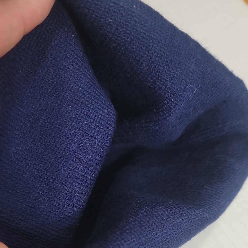 Biden Harris Pom-Pom Beanie - Navy, Red, White - image 3